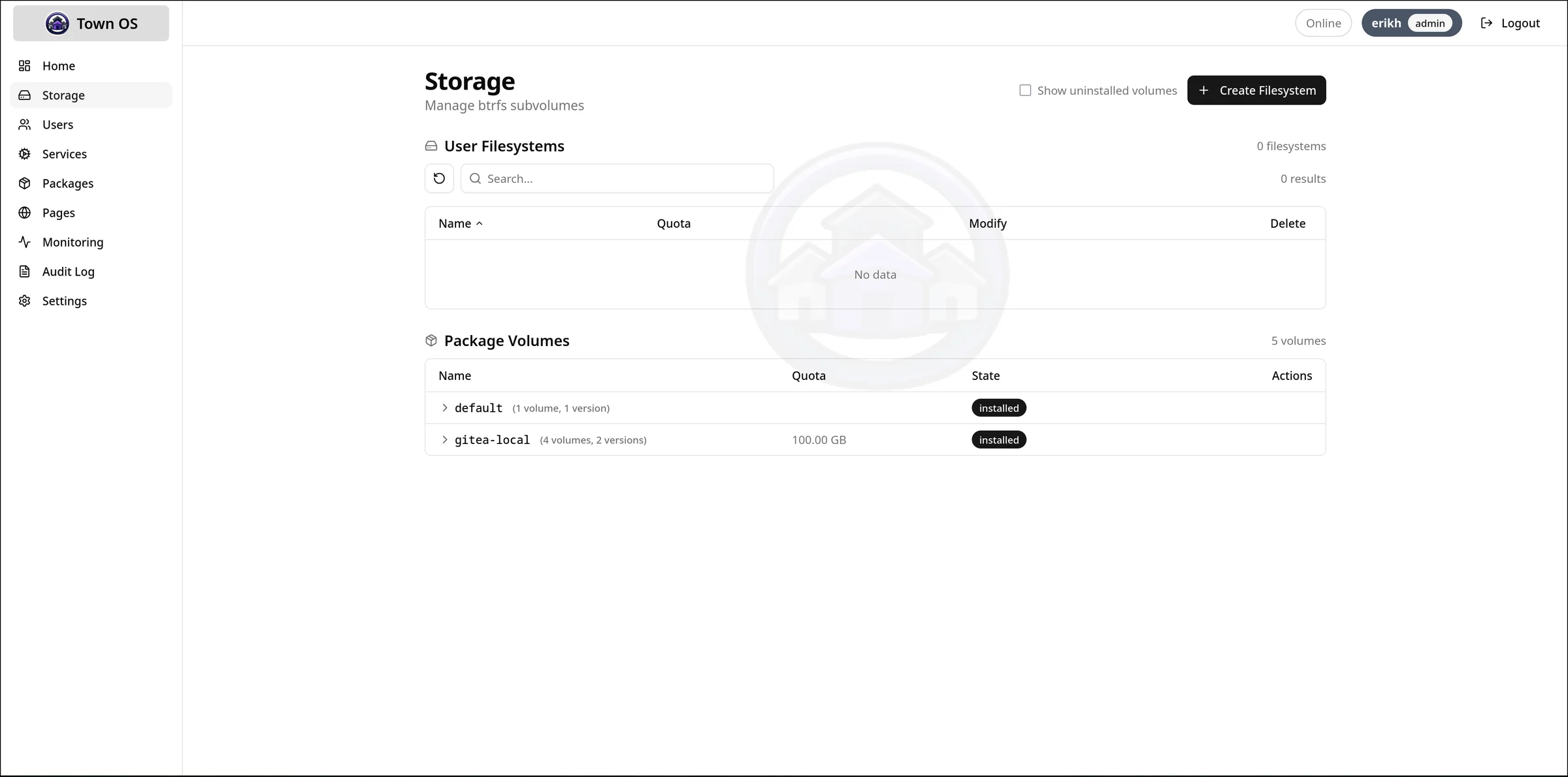 Storage management